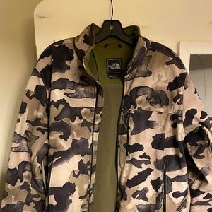 North Face camo jacket
